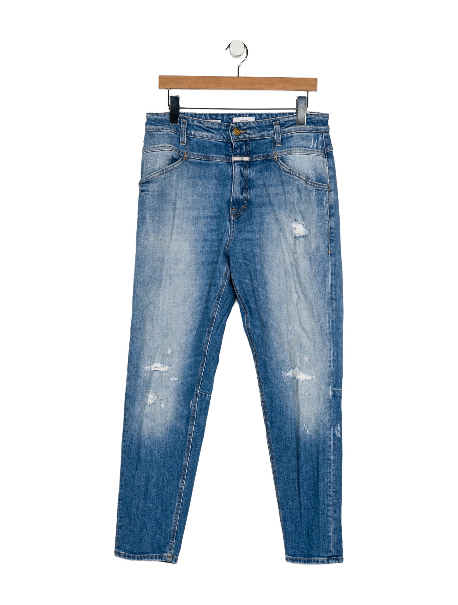 Closed Mid-Rise Straight Leg Jeans