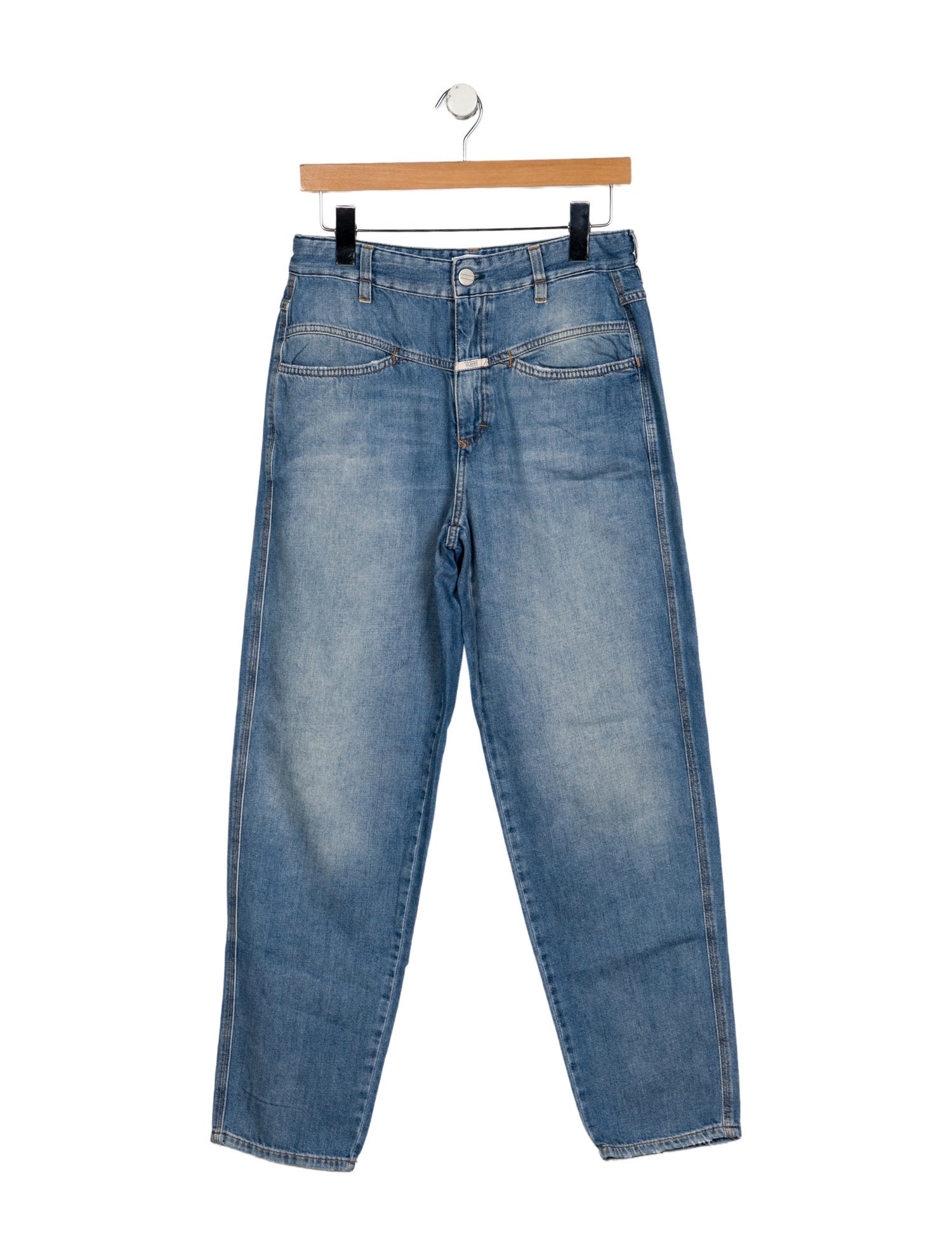 Closed High-Rise Straight Leg Jeans