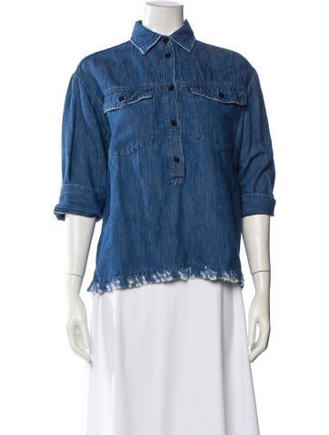 Pre-owned Closed Denim Jacket In Blue