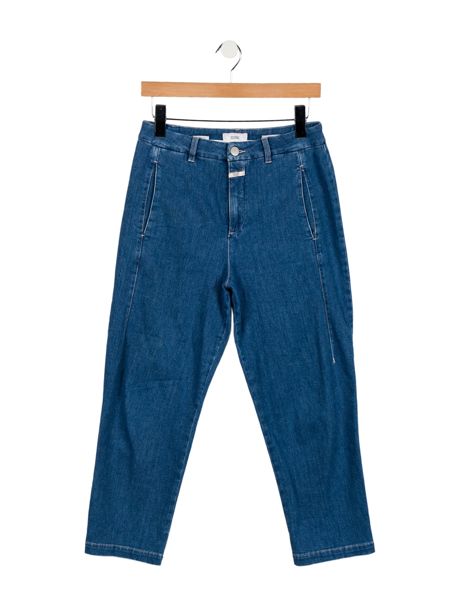 Closed High-Rise Straight Leg Jeans