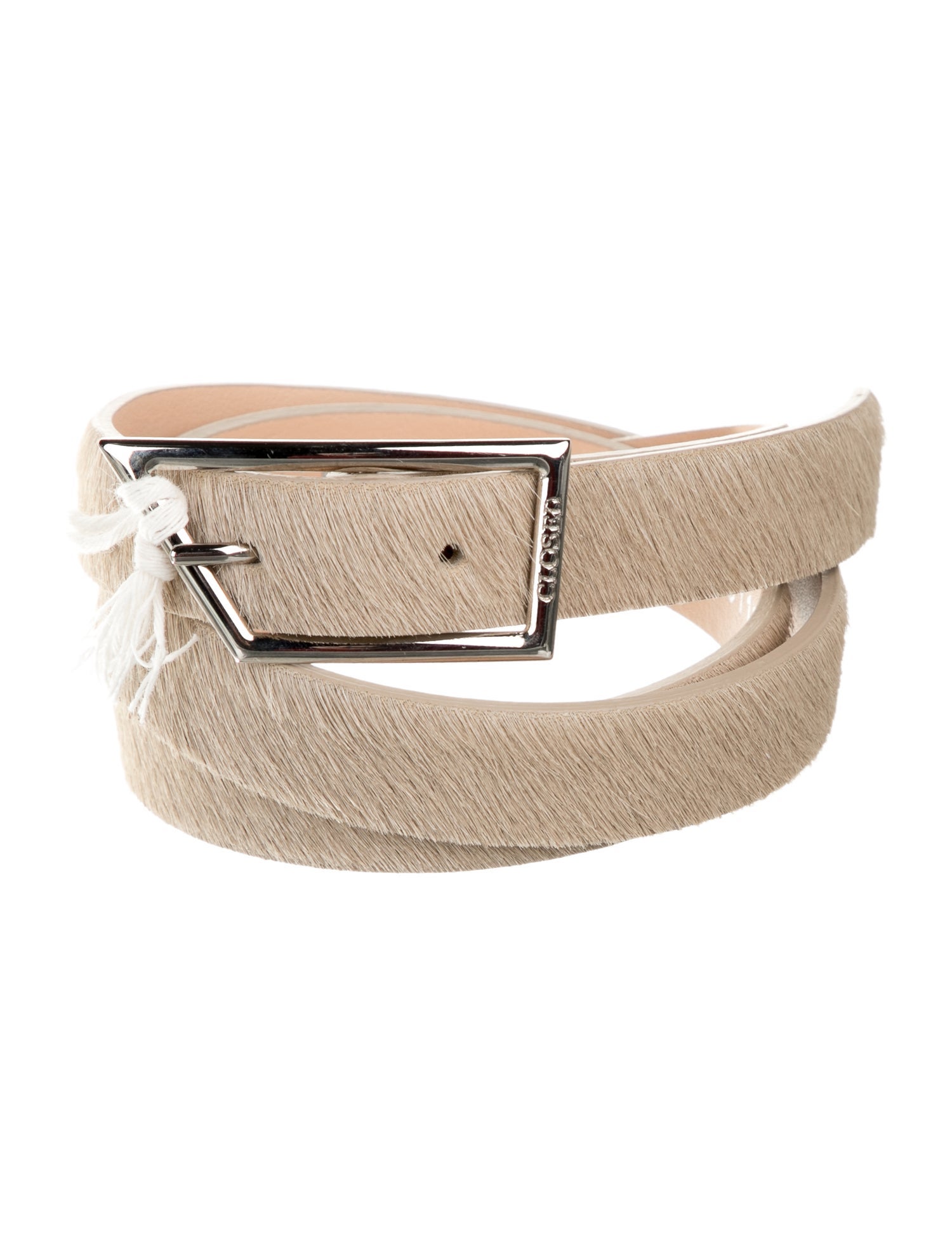 Closed Skinny Leather Belt w/ Tags