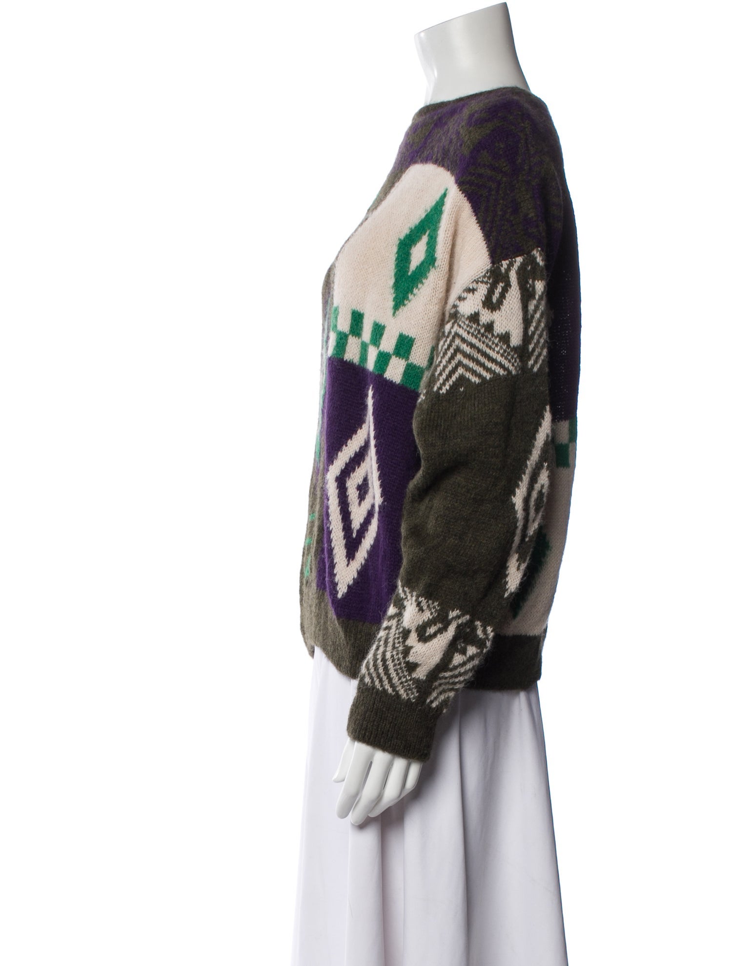 Closed Alpaca Printed Sweater