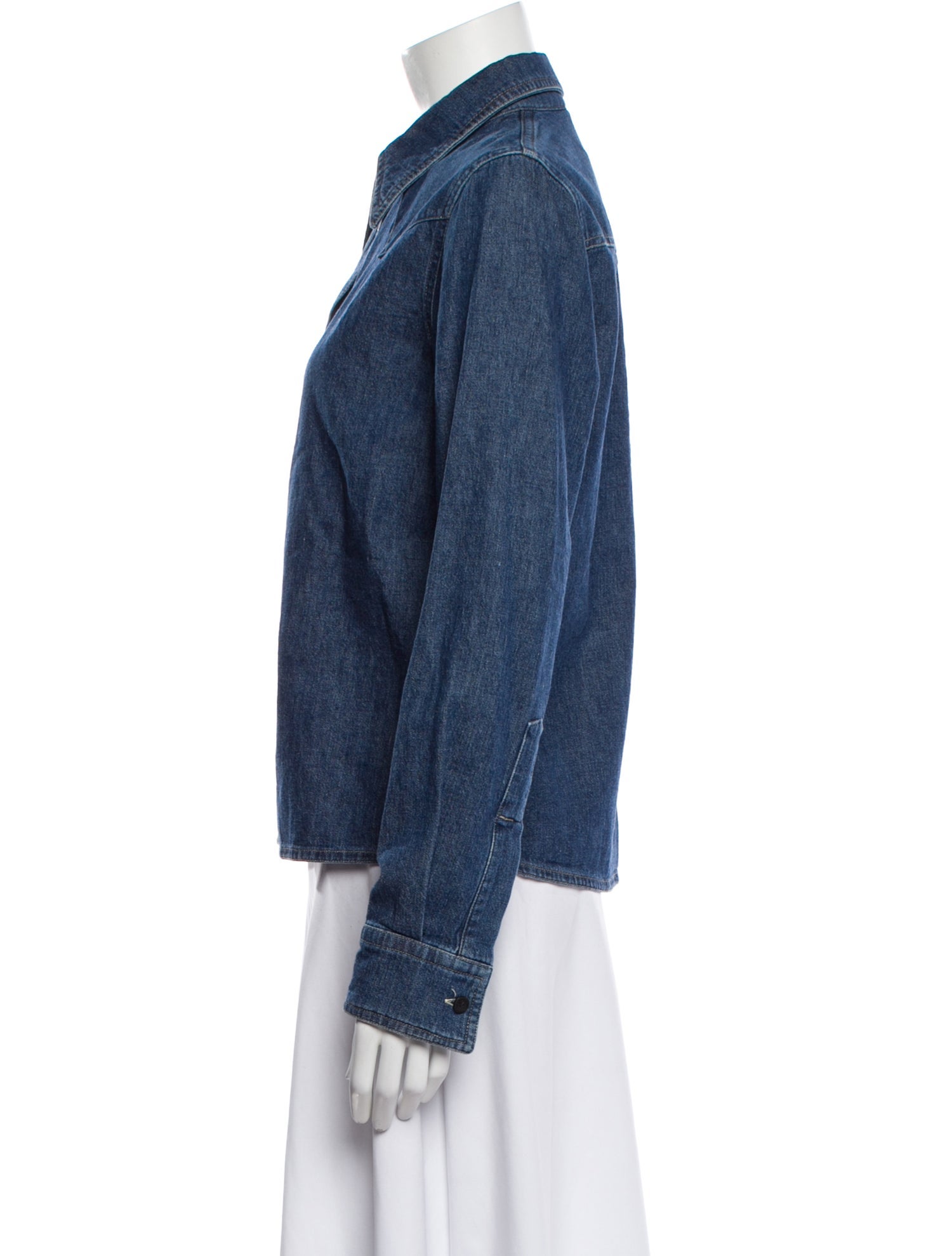 Closed Long Sleeve Button-Up Top w/ Tags