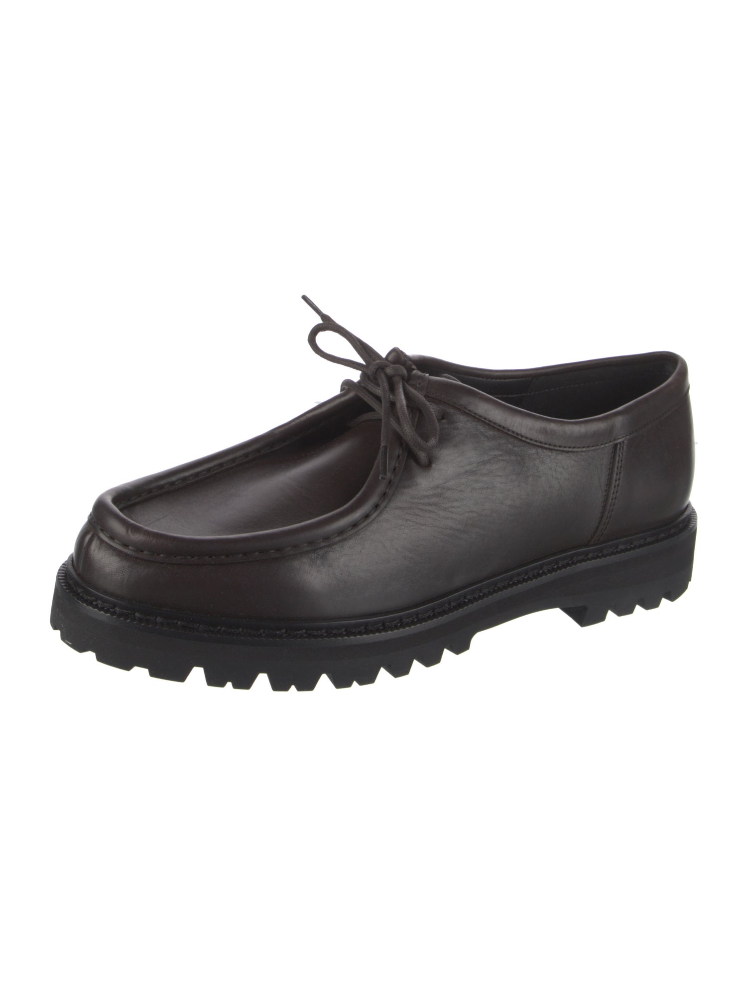 Closed Leather Derby Shoes