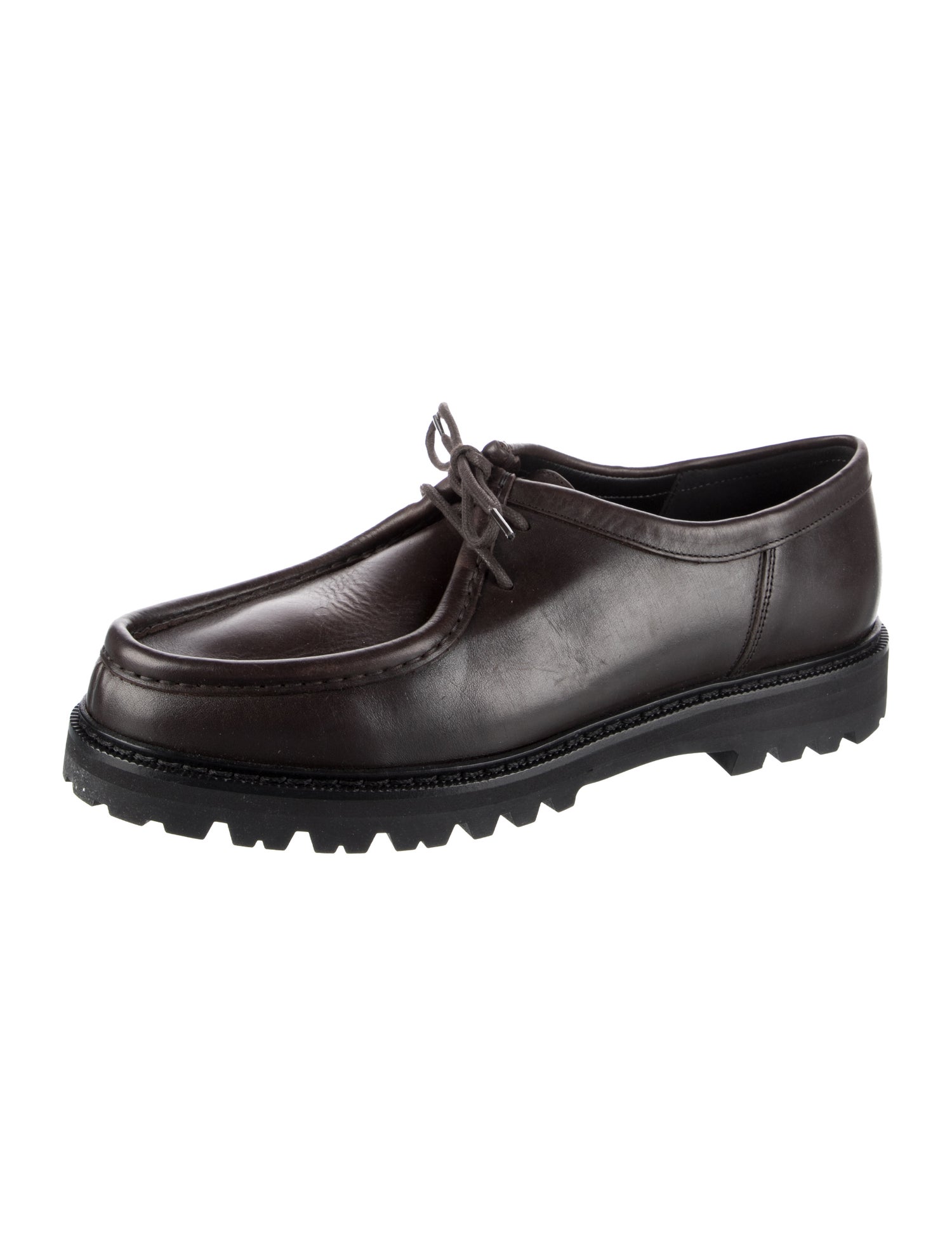 Closed Leather Derby Shoes