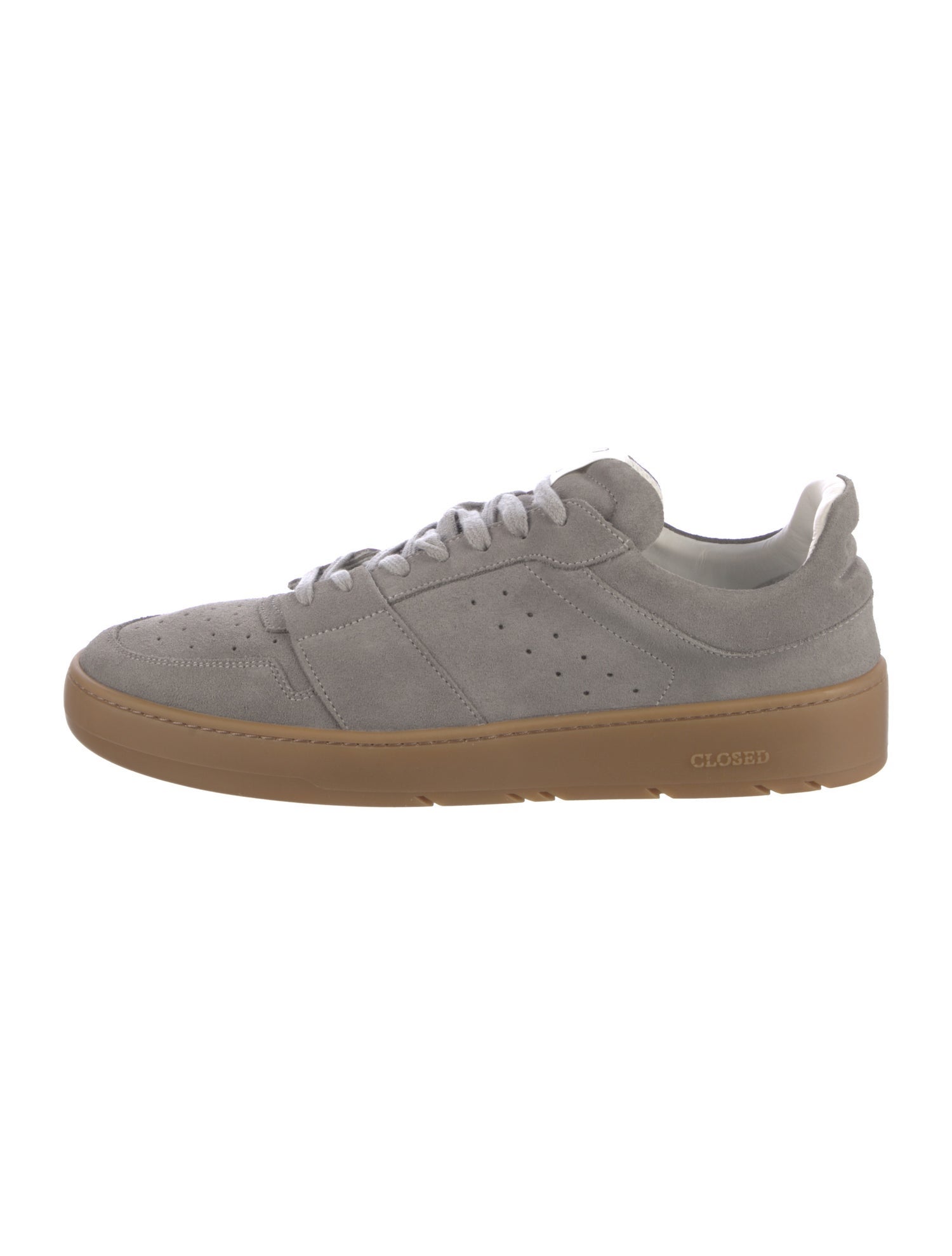 Closed Leather Sneakers