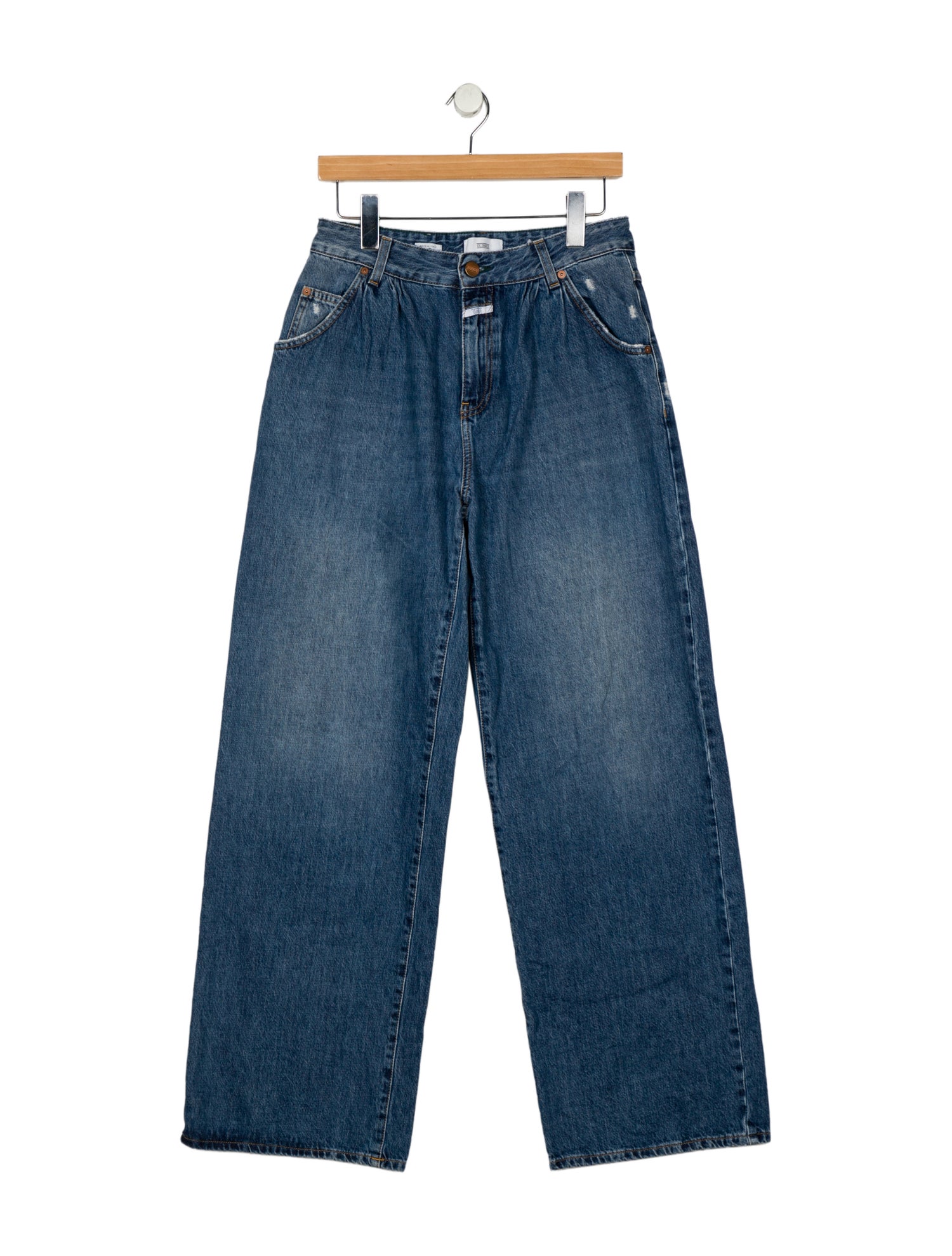 Closed Mid-Rise Wide Leg Jeans