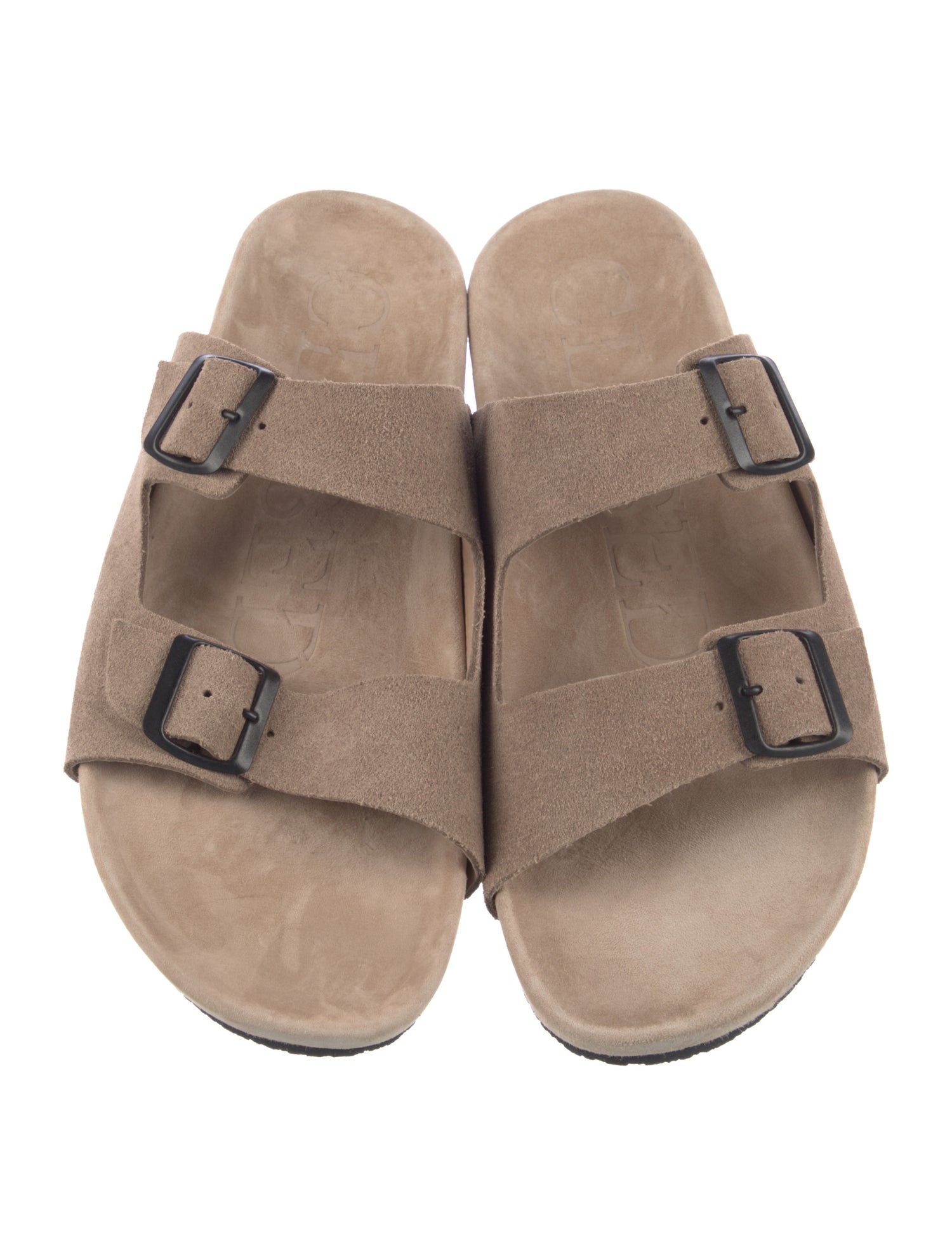 Suede Slides