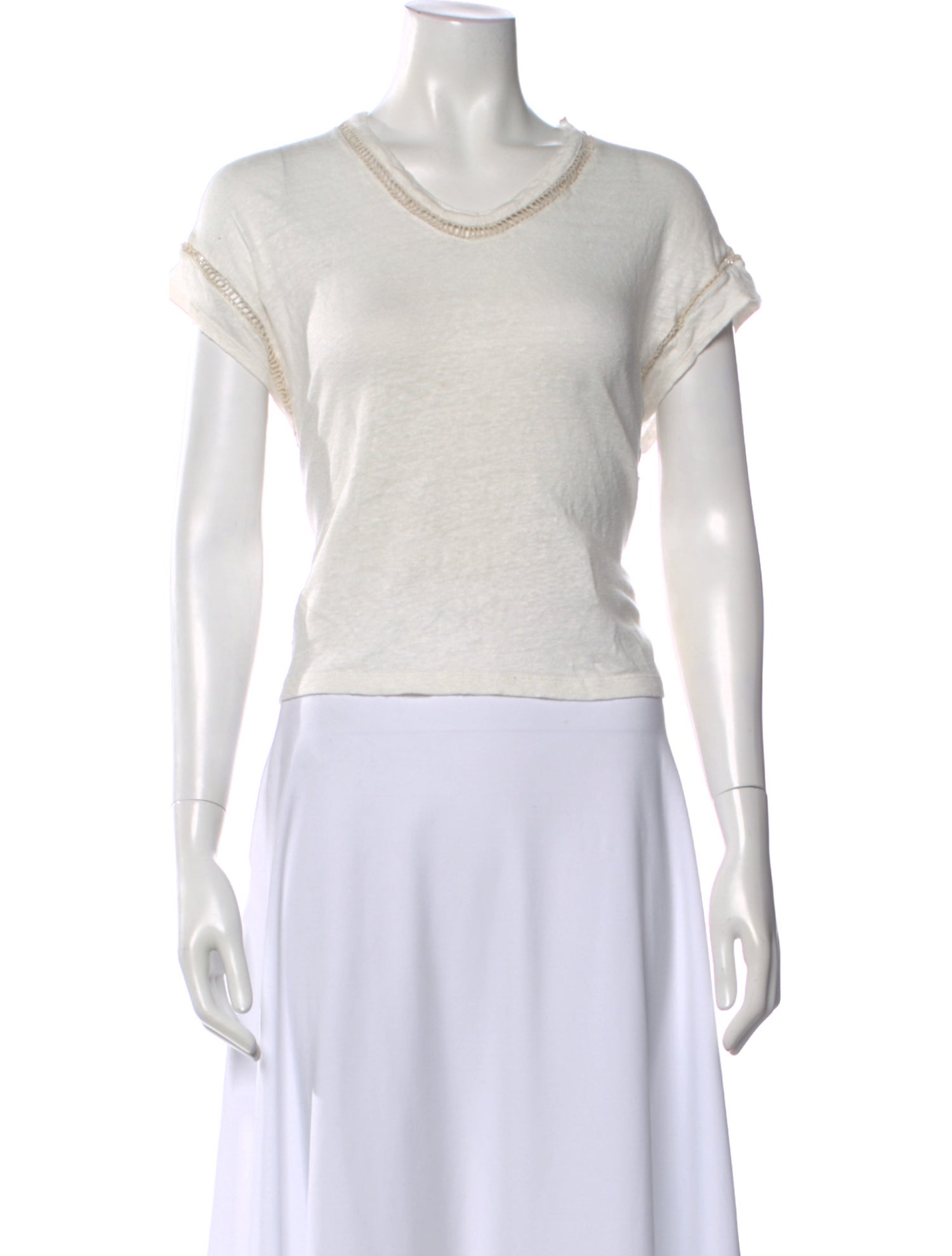 Closed Linen Crew Neck T-Shirt