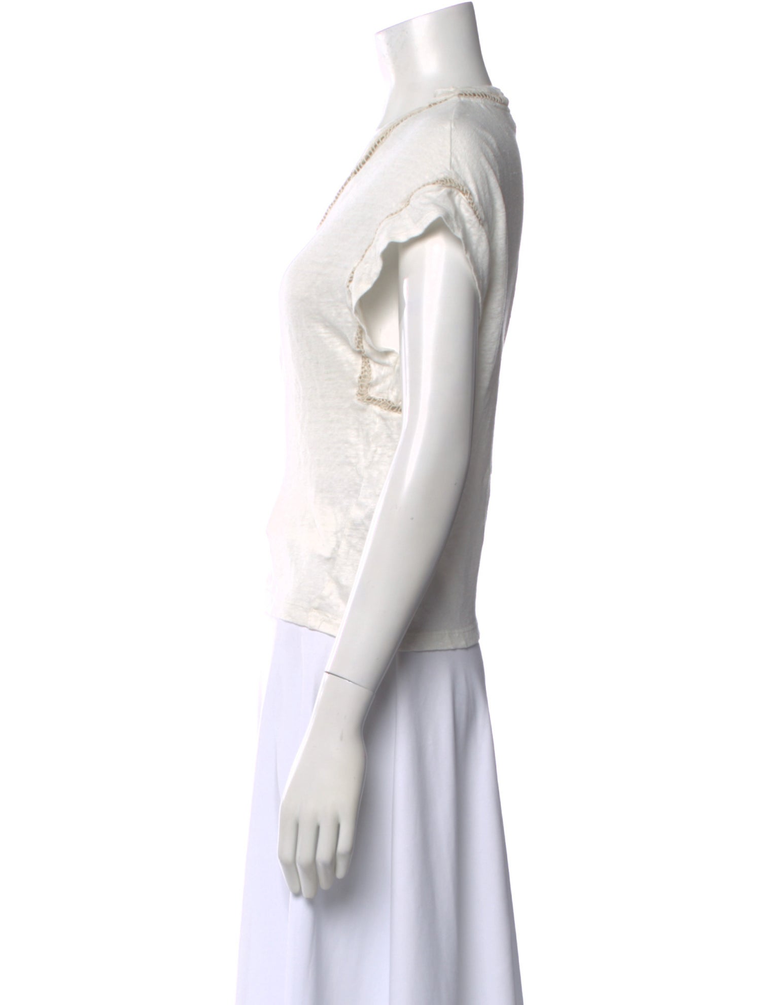 Closed Linen Crew Neck T-Shirt