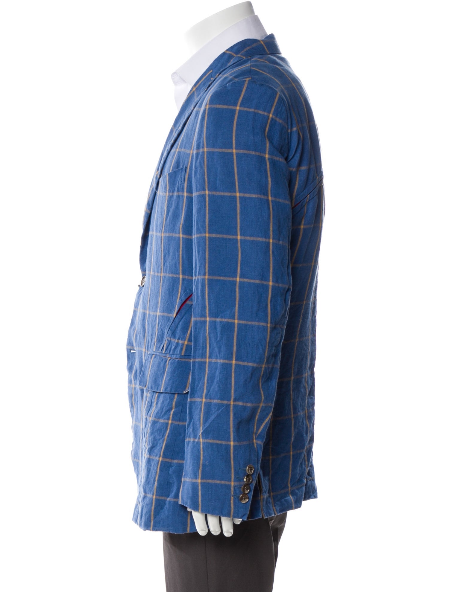 Comme des Garçons Homme Deux Plaid Print Blazer w/ Tags