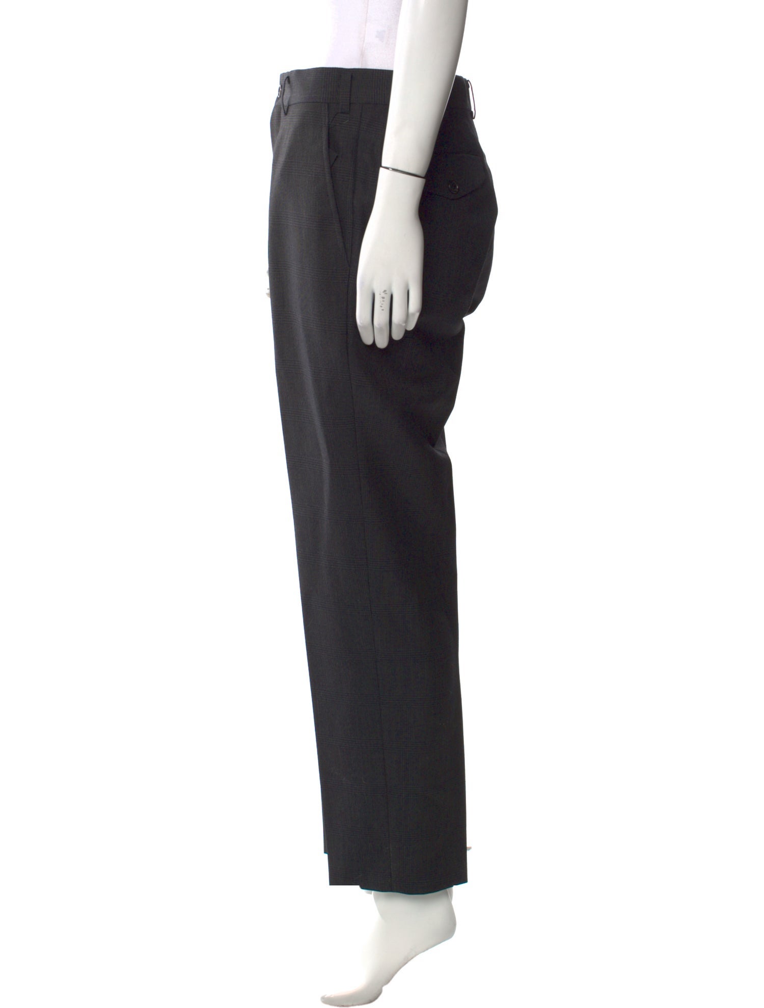 Comme des Garçons Homme Deux Plaid Print Dress Pants