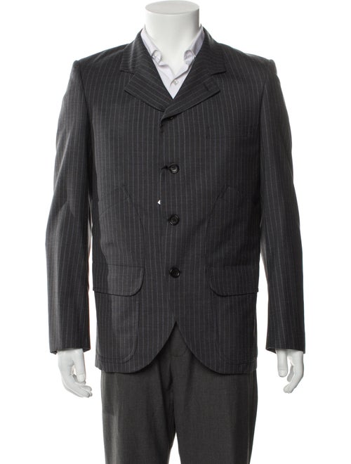 Comme des Garçons Homme Deux Wool Striped Blazer