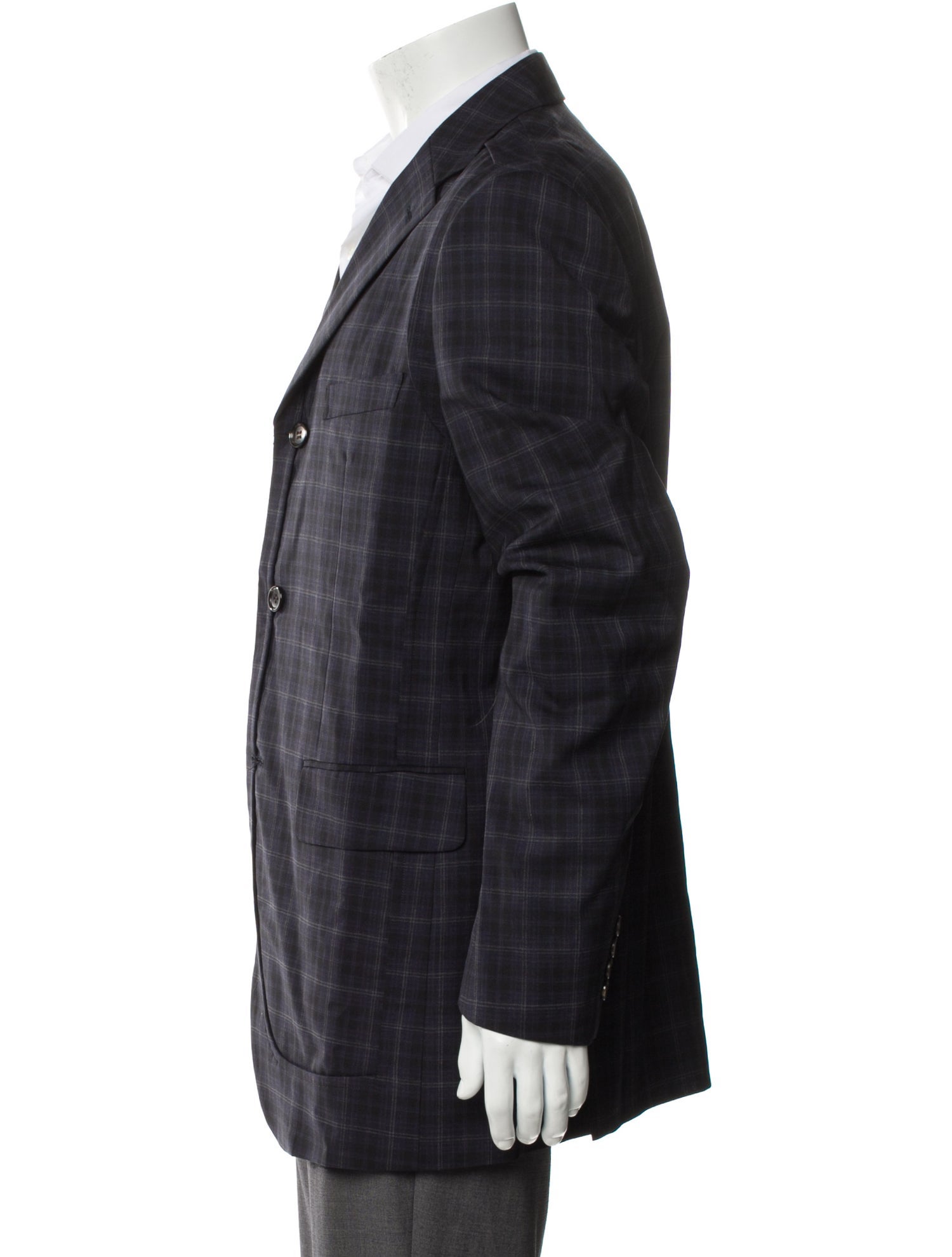 Comme des Garçons Homme Deux Wool Plaid Print Blazer w/ Tags