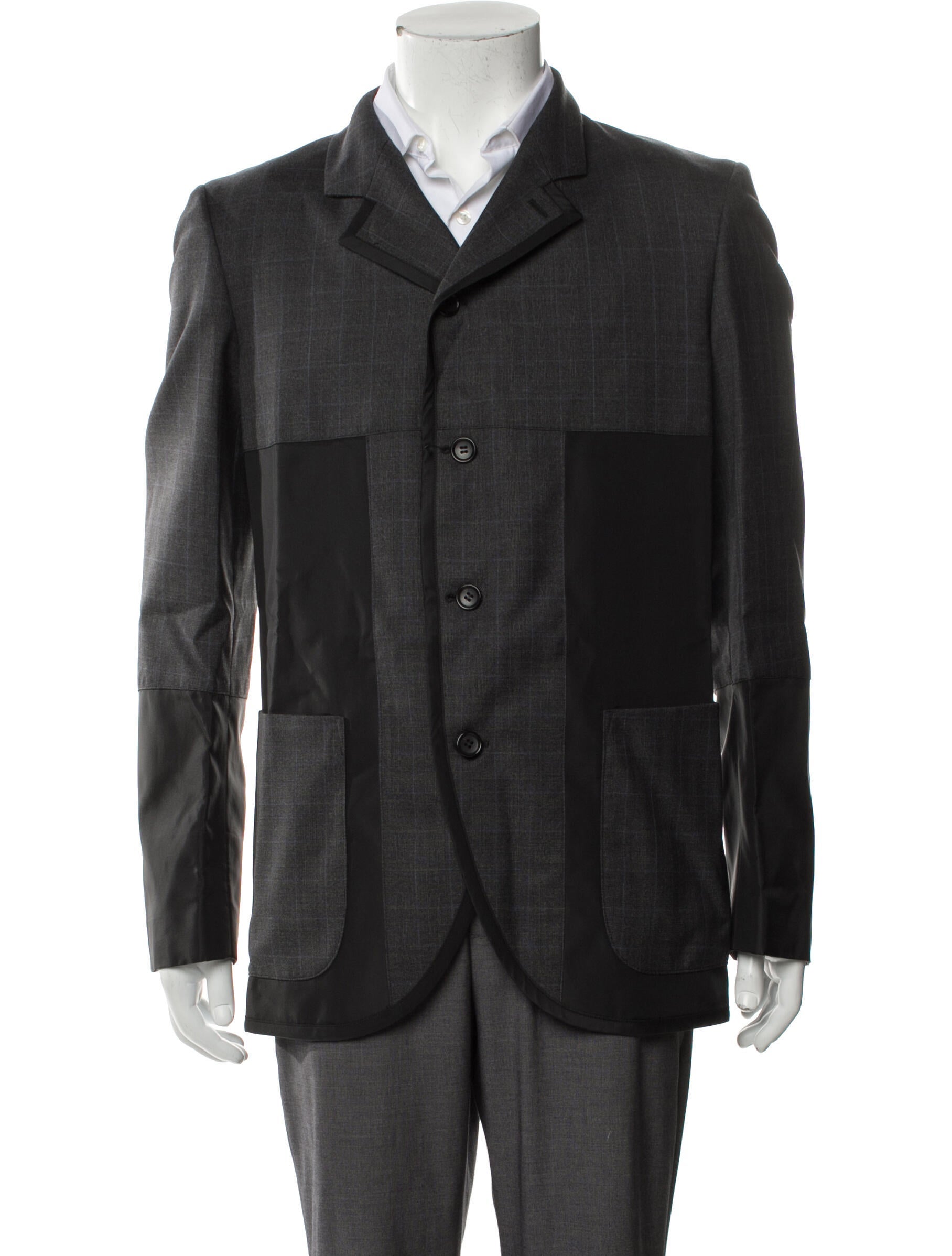 Comme des Garçons Homme Deux Plaid Print Blazer w/ Tags