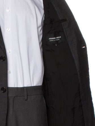 Comme des Garçons Homme Deux Plaid Print Blazer