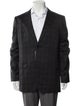 Comme des Garçons Homme Deux Wool Plaid Print Blazer