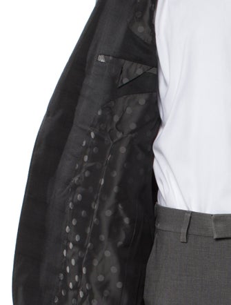 Comme des Garçons Homme Deux Wool Plaid Print Blazer