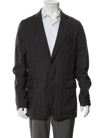 Comme des Garçons Homme Deux Wool Embroidered Accent Blazer