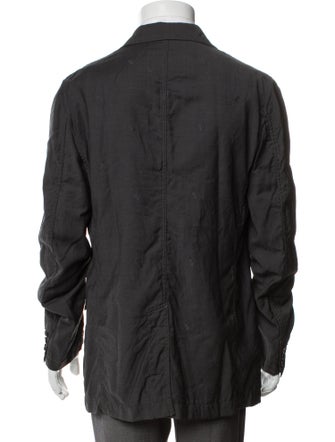 Comme des Garçons Homme Deux Wool Embroidered Accent Blazer