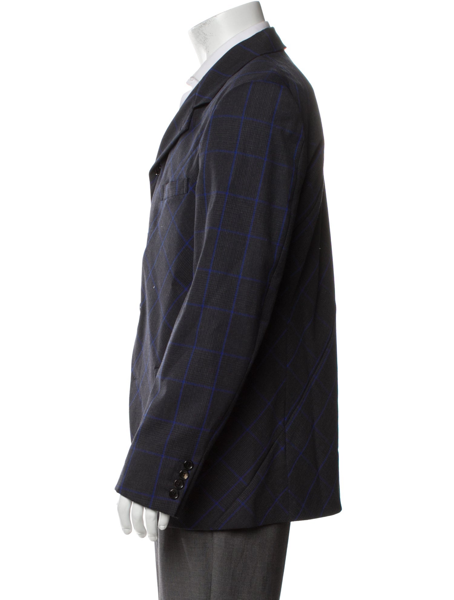 Comme des Garçons Homme Deux Plaid Print Blazer