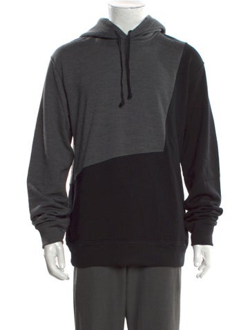 Comme des Garçons Homme Deux Sweatshirts & Hoodies Wool Colorblock Pattern Hoodie M
