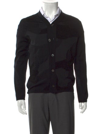 Comme des Garçons Homme Deux Wool V-Neck Cardigan