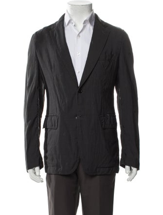Comme des Garçons Homme Deux Wool Embroidered Accent Blazer