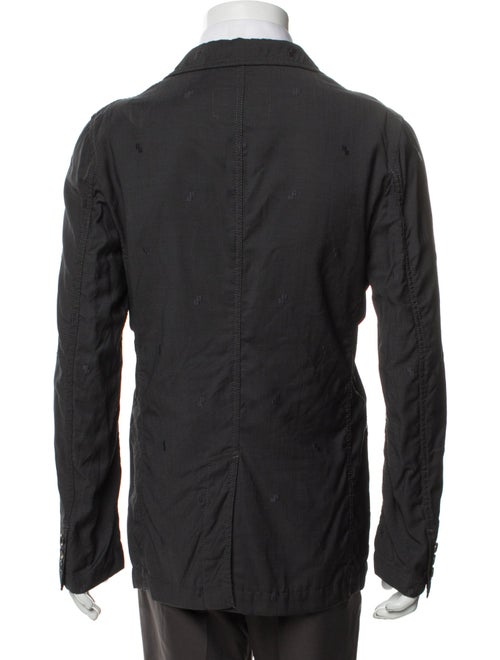 Comme des Garçons Homme Deux Wool Embroidered Accent Blazer