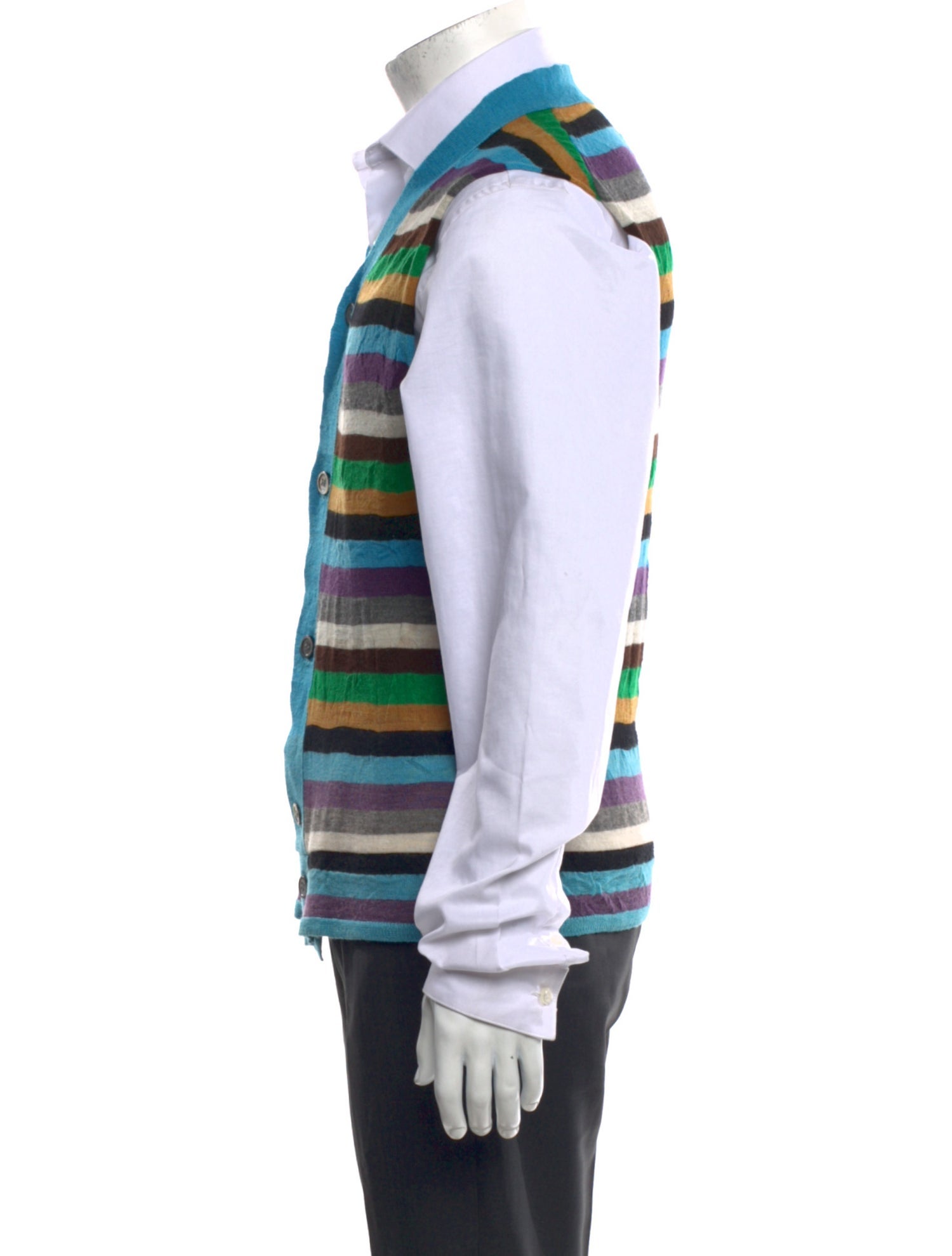 Comme des Garçons Homme Deux Vintage Striped Cardigan