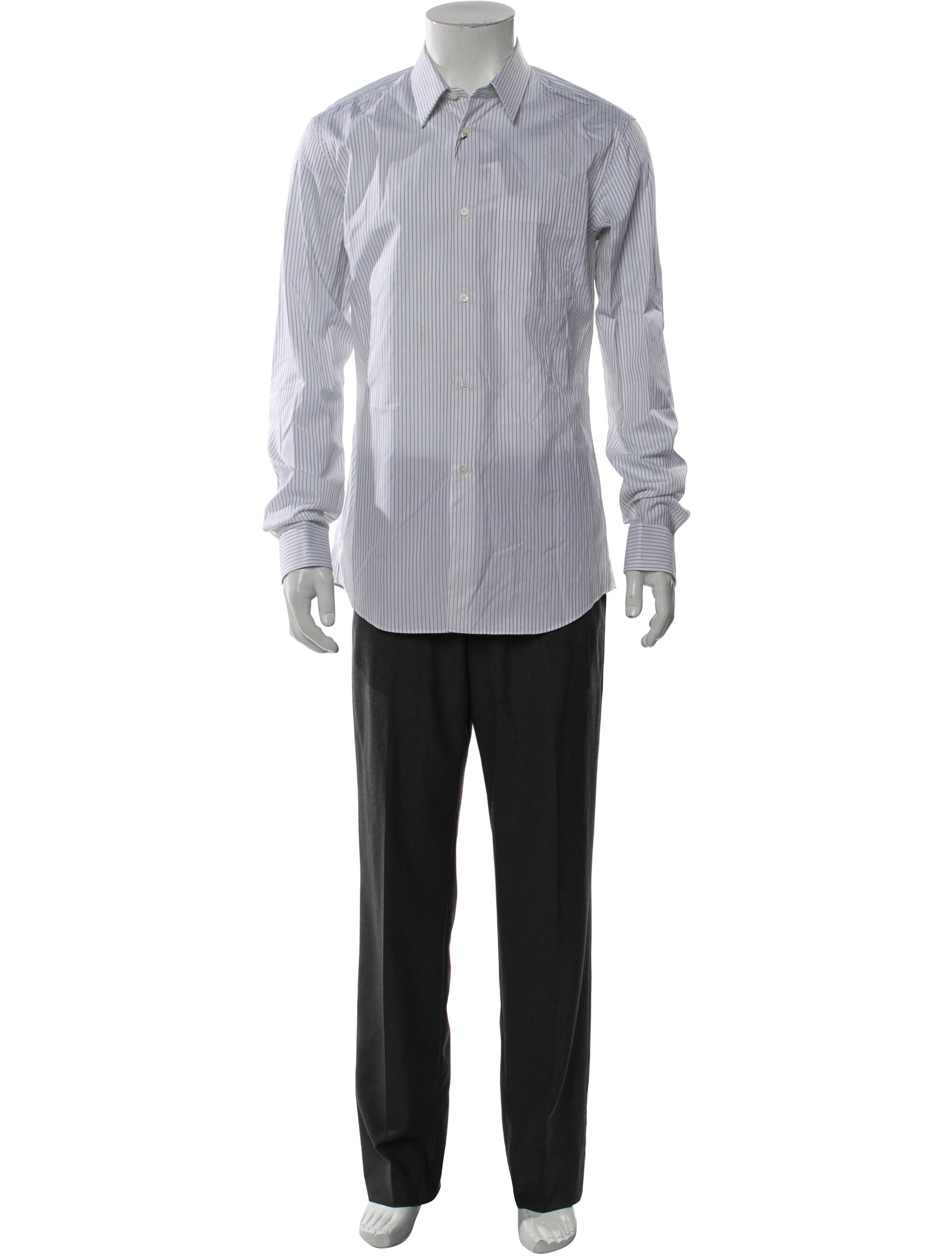 Comme des Garçons Homme Deux Striped Long Sleeve Dress Shirt w/ Tags