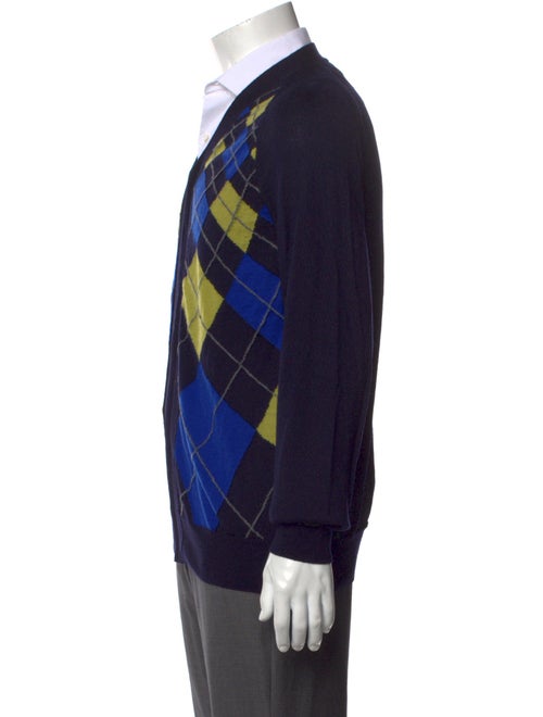 Comme des Garçons Homme Deux Wool Printed Cardigan