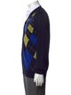 Comme des Garçons Homme Deux Wool Printed Cardigan