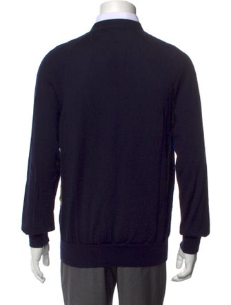 Comme des Garçons Homme Deux Wool Printed Cardigan