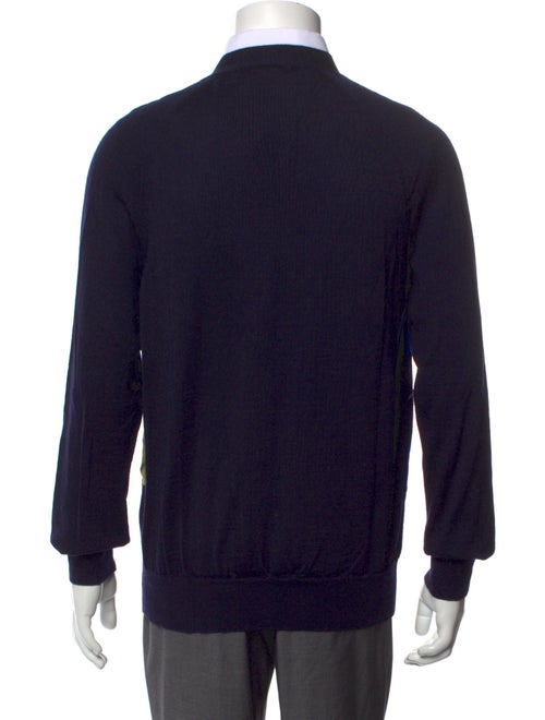 Comme des Garçons Homme Deux Wool Printed Cardigan