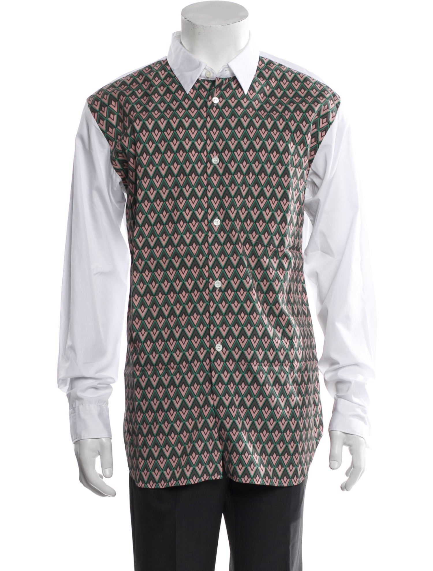 Comme des Garçons Homme Deux Printed Sleeveless Shirt