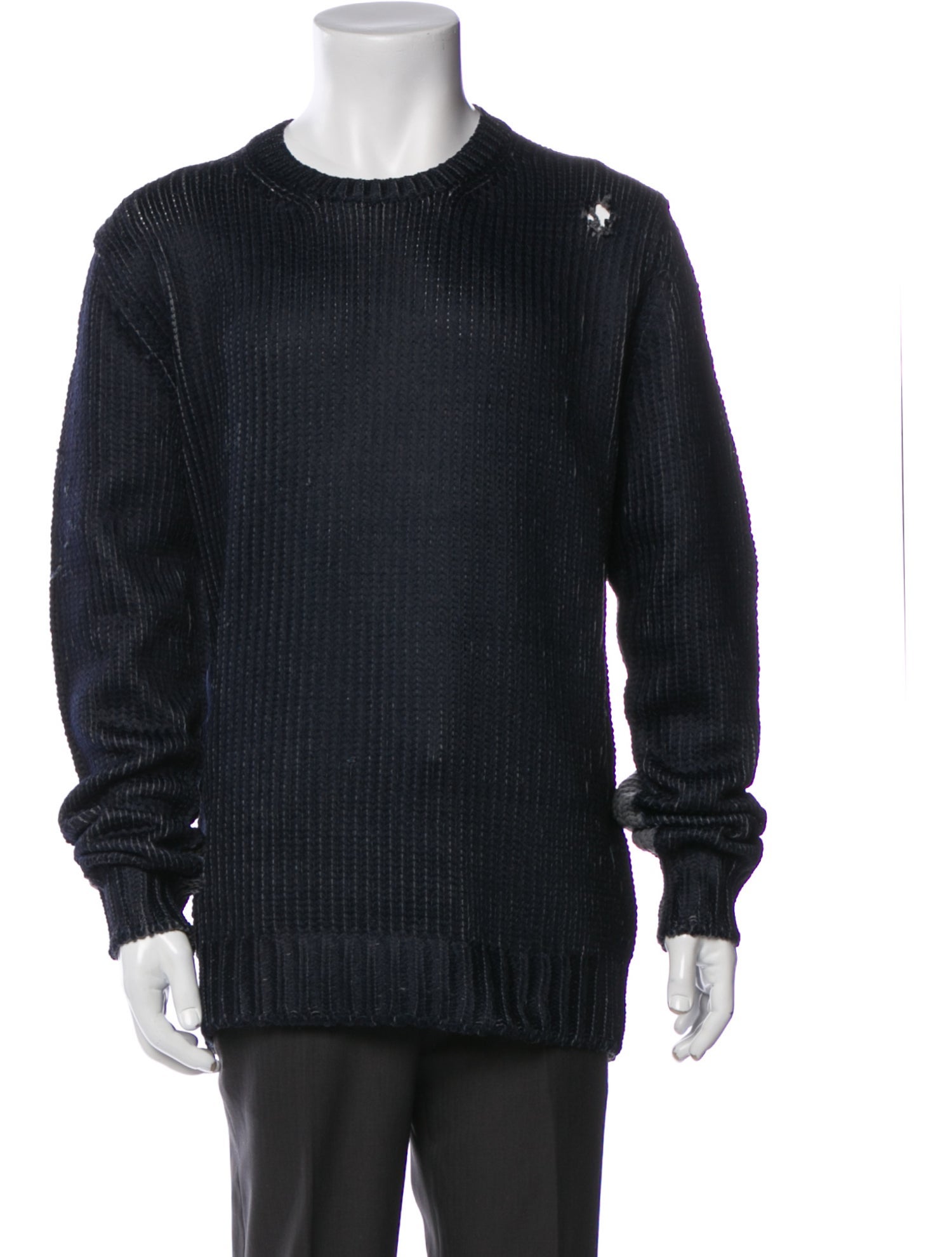 Comme des Garçons Homme Deux Crew Neck Long Sleeve Pullover