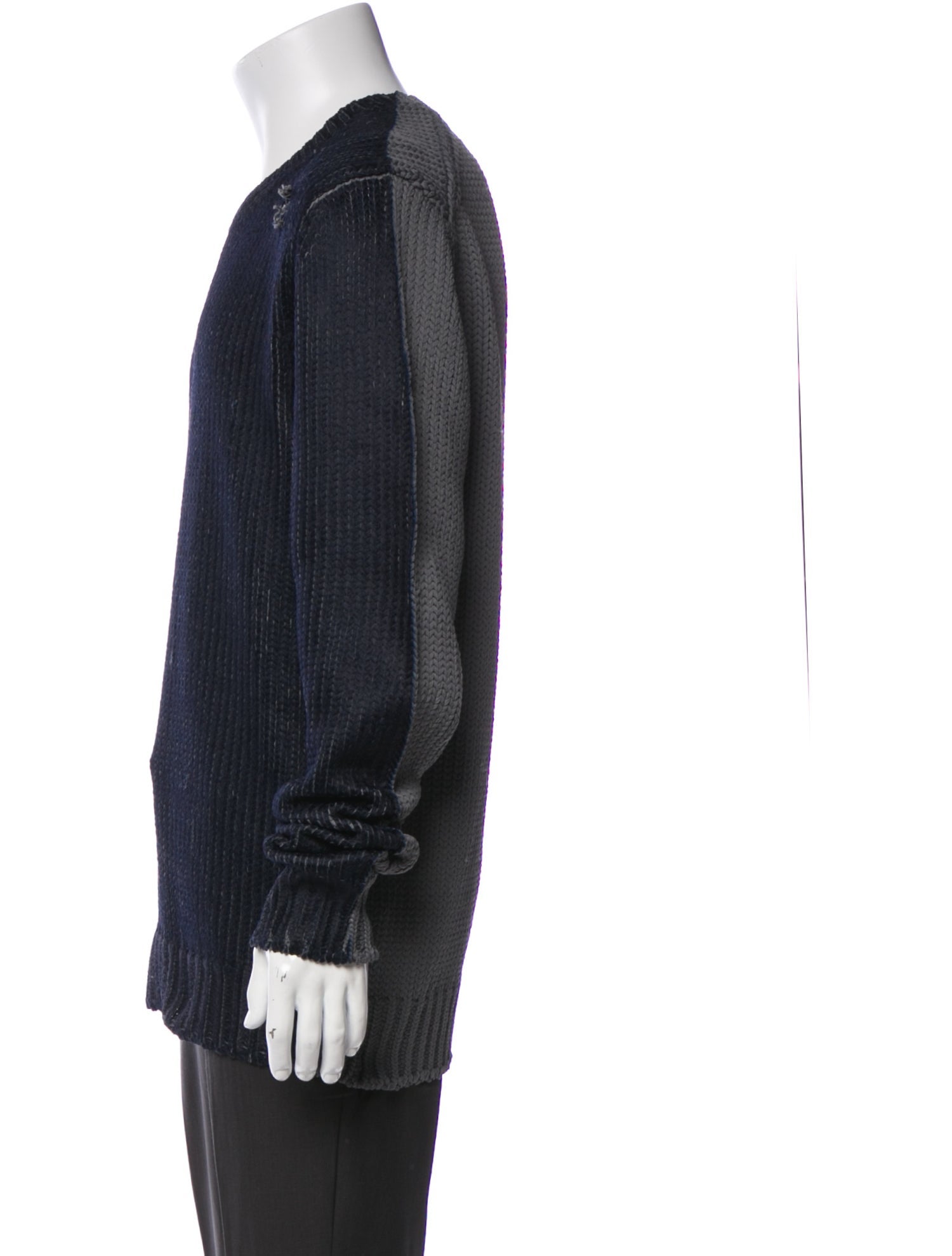 Comme des Garçons Homme Deux Crew Neck Long Sleeve Pullover