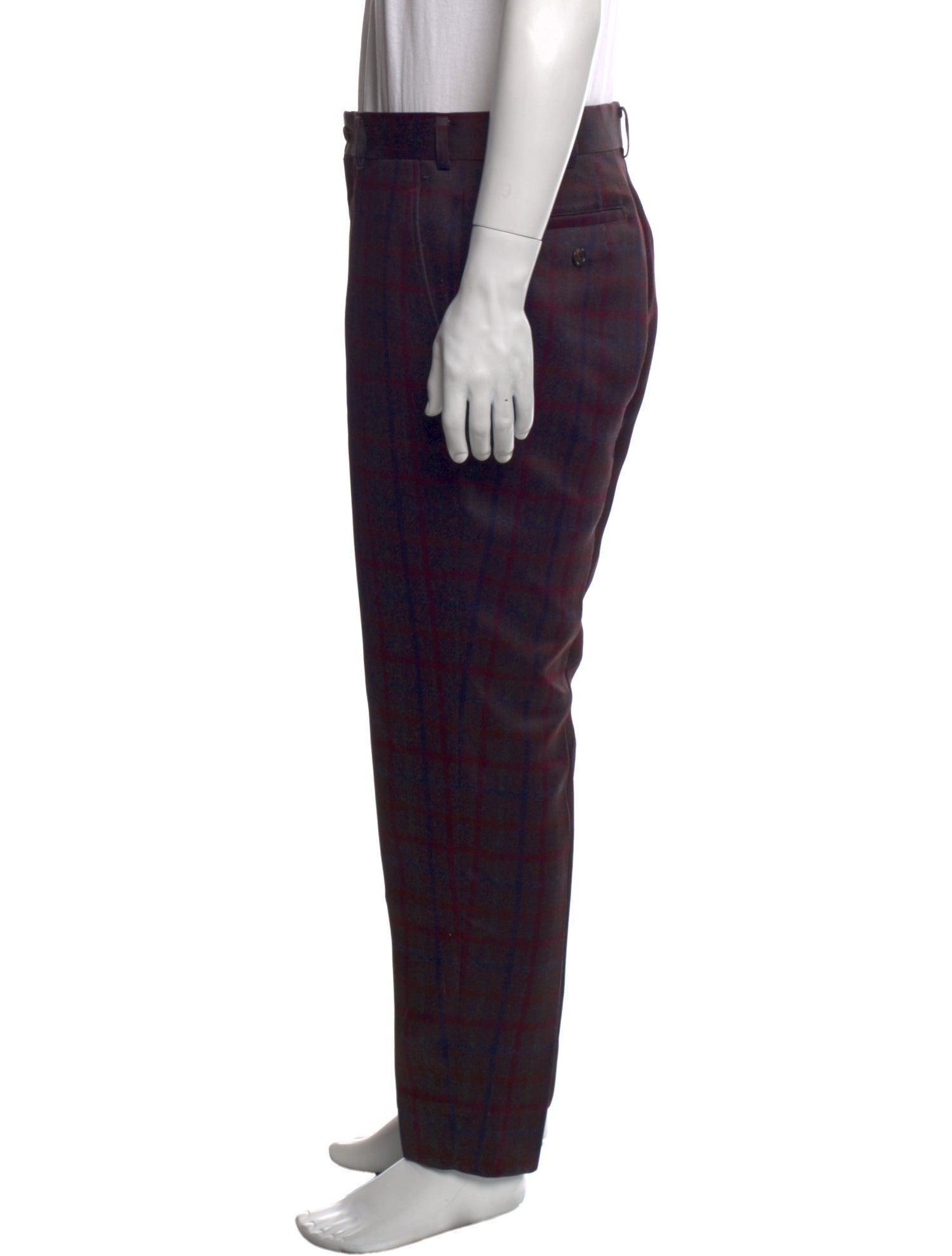 Comme des Garçons Homme Deux Plaid Print Pants