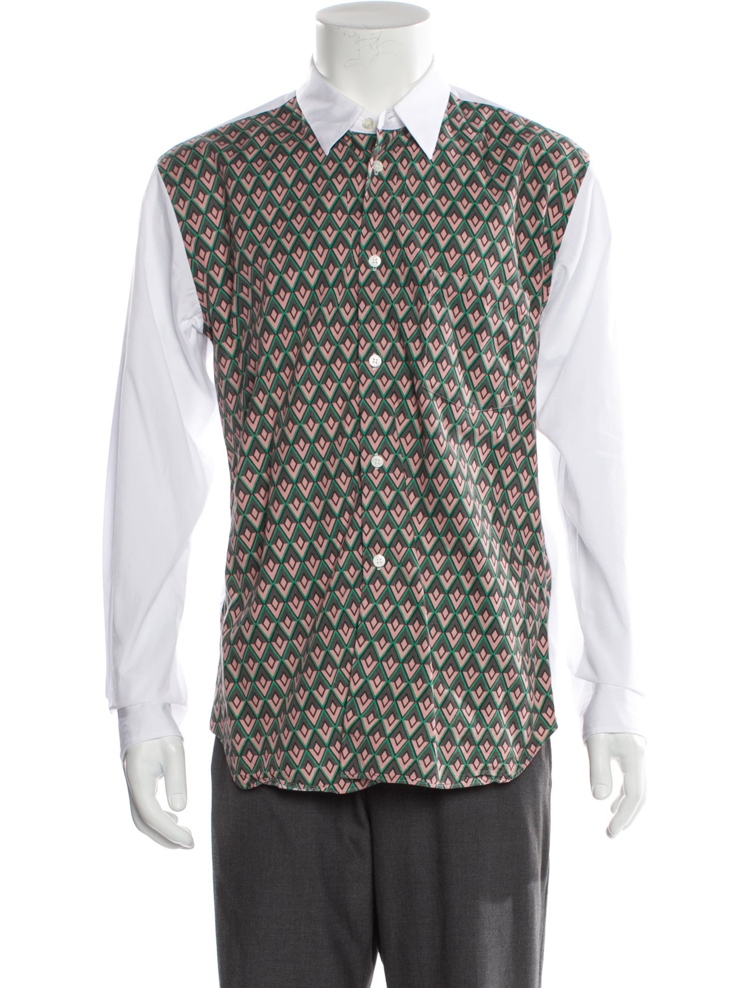 Comme des Garçons Homme Deux Printed Long Sleeve Shirt