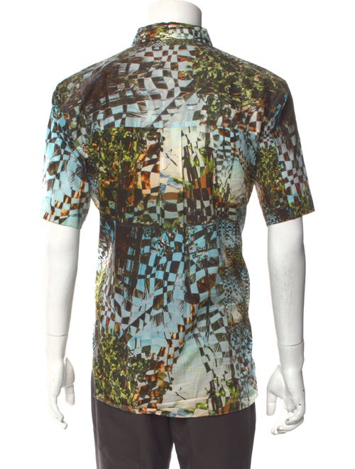 Comme des Garçons Homme Deux Floral Print Short Sleeve Shirt