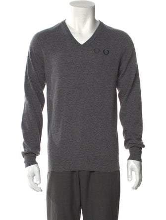 Comme des Garçons Homme Deux Wool V-Neck Pullover