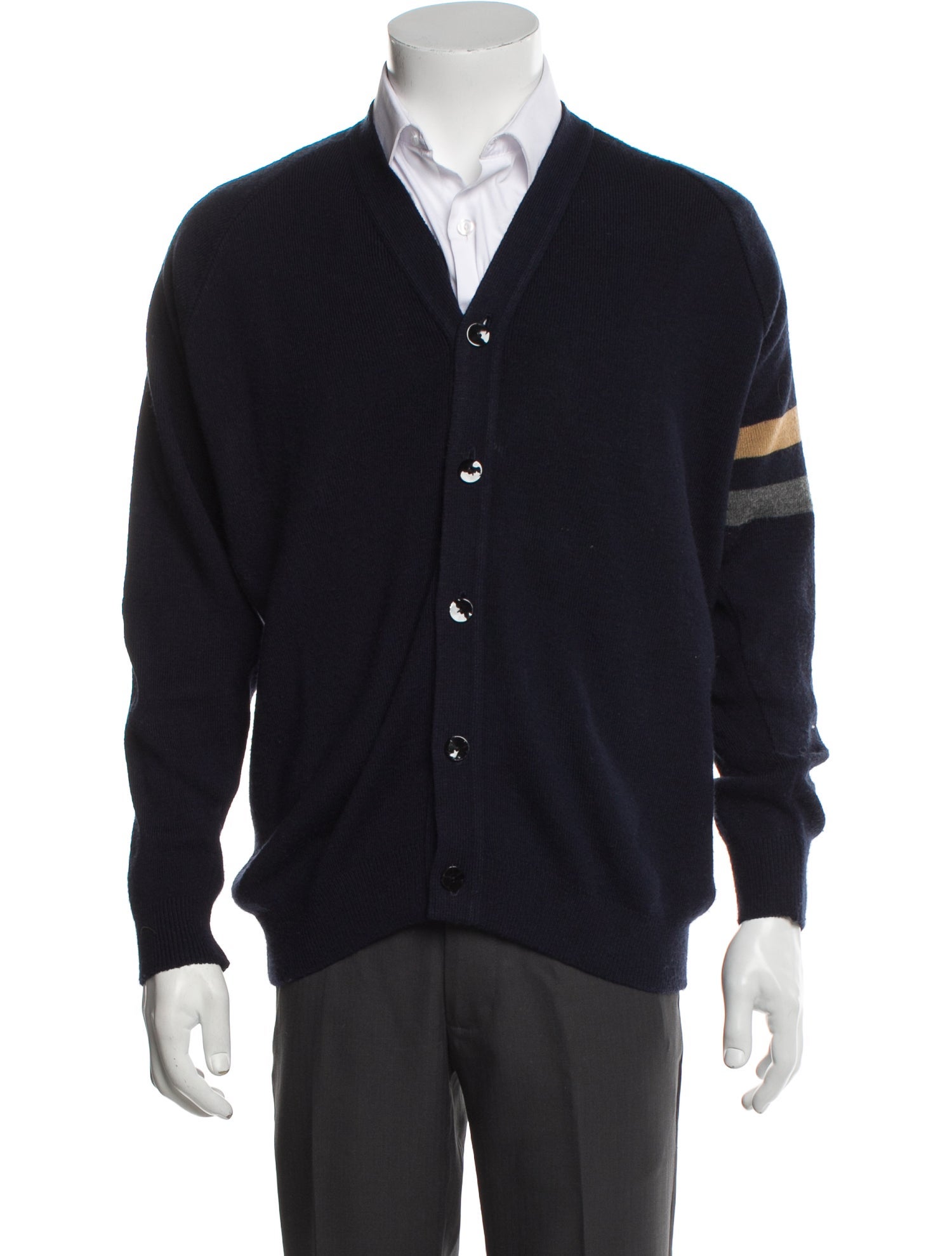 Comme des Garçons Homme Deux V-Neck Long Sleeve Cardigan