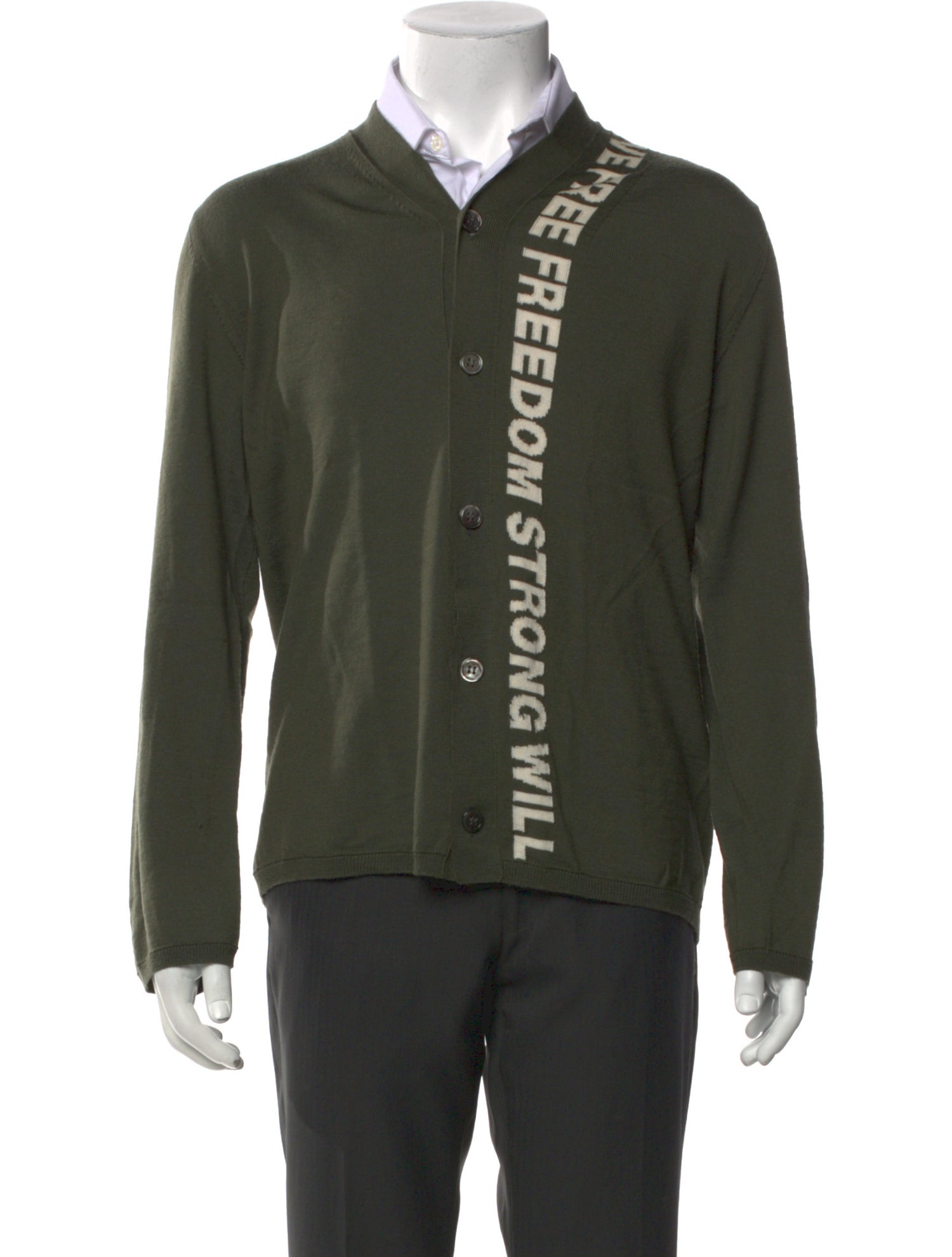 Comme des Garçons Homme Deux 2021 Wool Cardigan