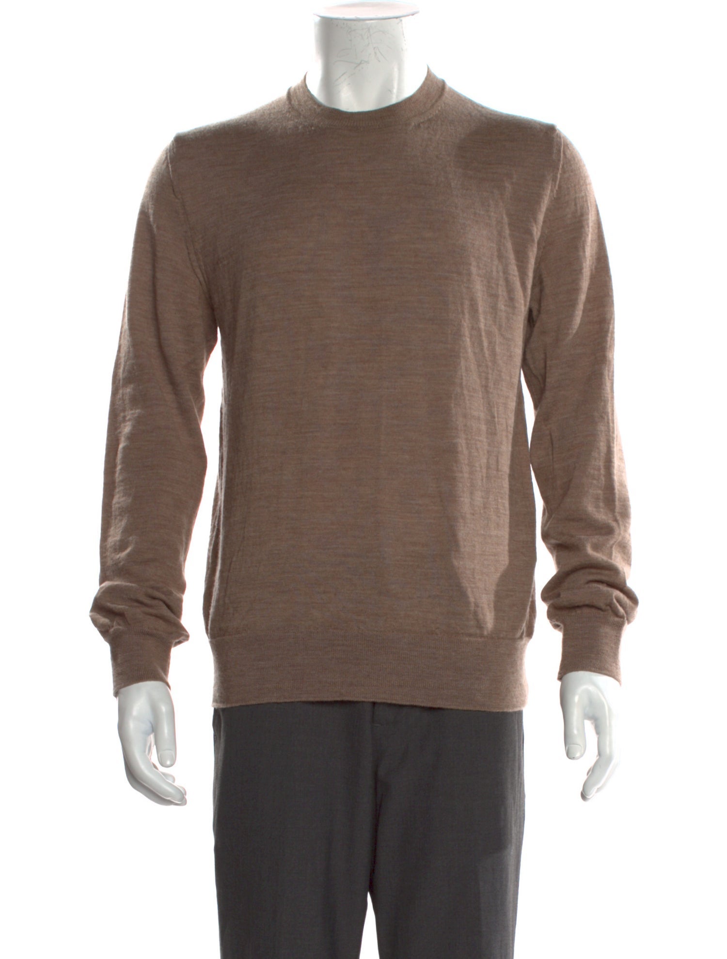 Comme des Garçons Homme Deux Wool Crew Neck Polo Sweater