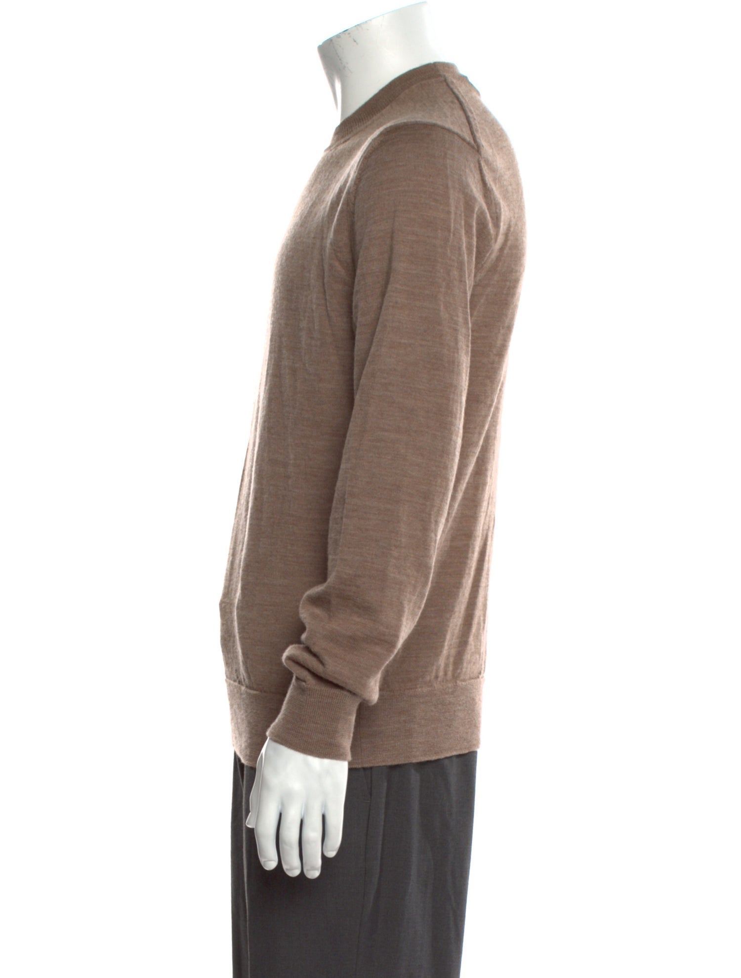 Comme des Garçons Homme Deux Wool Crew Neck Polo Sweater