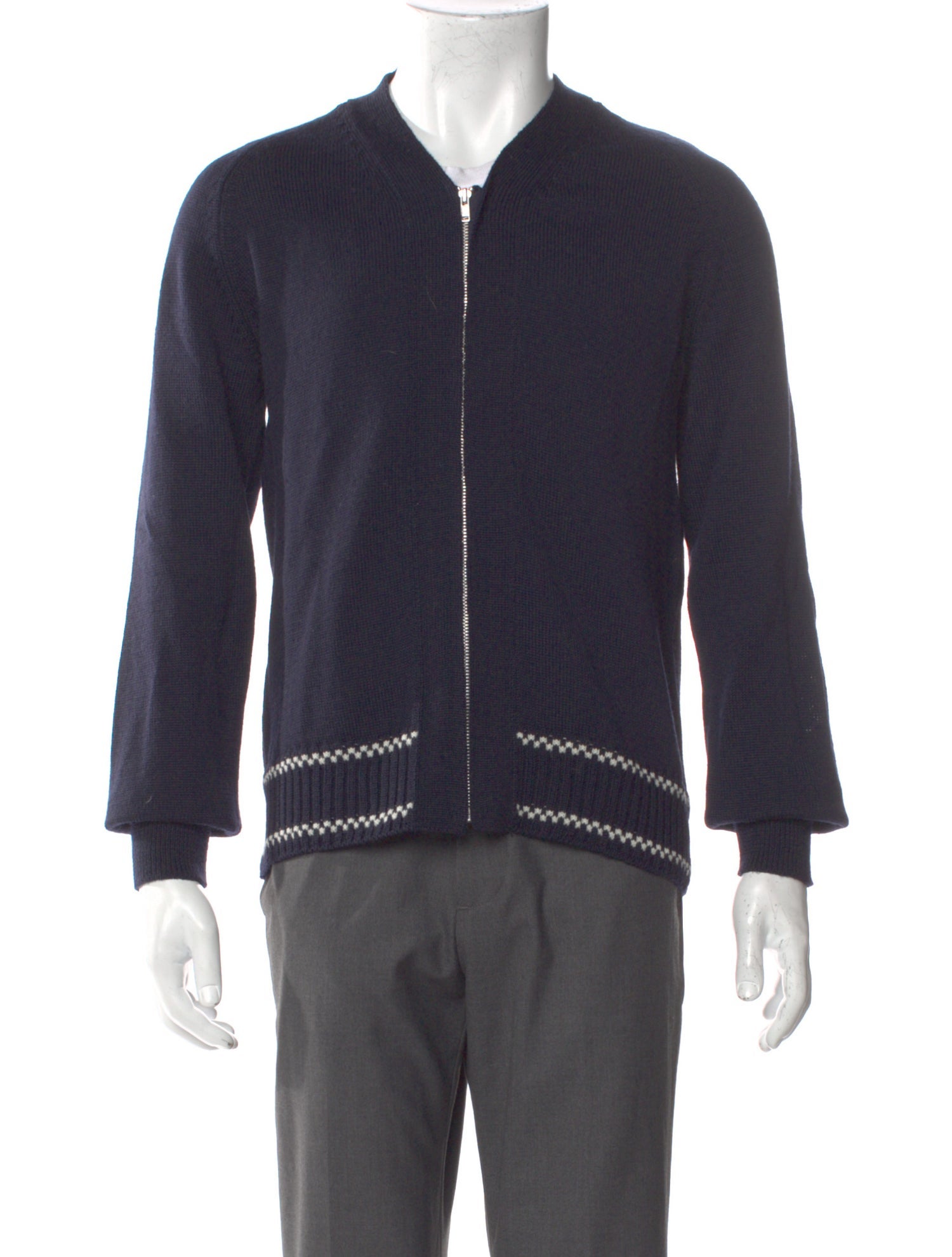 Comme des Garçons Homme Deux Wool V-Neck Cardigan