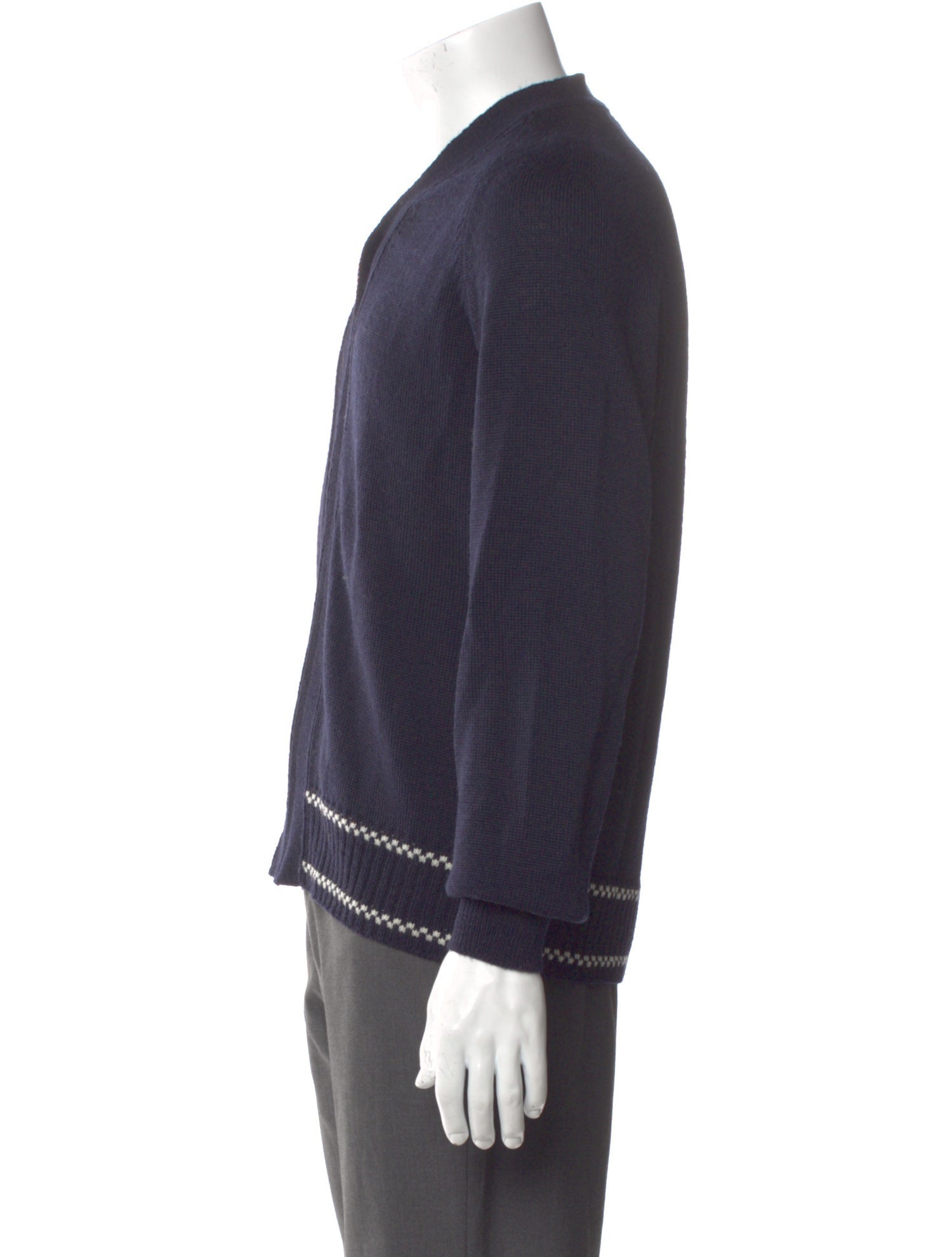 Comme des Garçons Homme Deux Wool V-Neck Cardigan