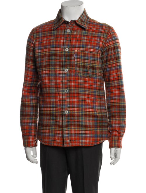 Junya Watanabe Comme des Garçons MAN x Levi's Wool Plaid Print Trucker Jacket