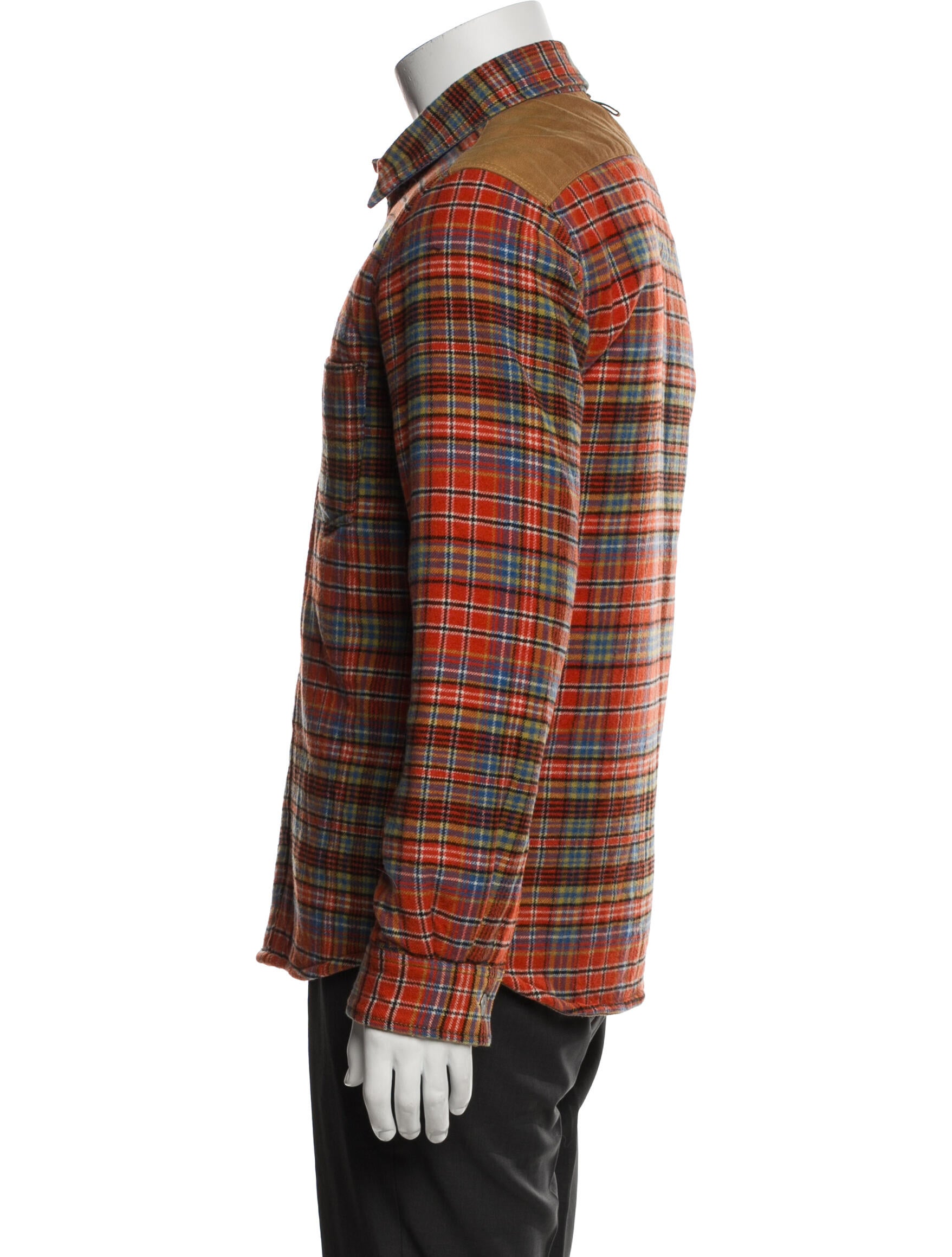 Junya Watanabe Comme des Garçons MAN x Levi's Wool Plaid Print Trucker Jacket